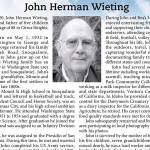 John Herman Wieting | Obituary