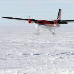 The plane that shuttled Chris and Marty Fagan to and from Antarctica.