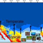 A photo showing areas where the USGS expects tropicalization to occur in southern states. U.S. Geological Survey
