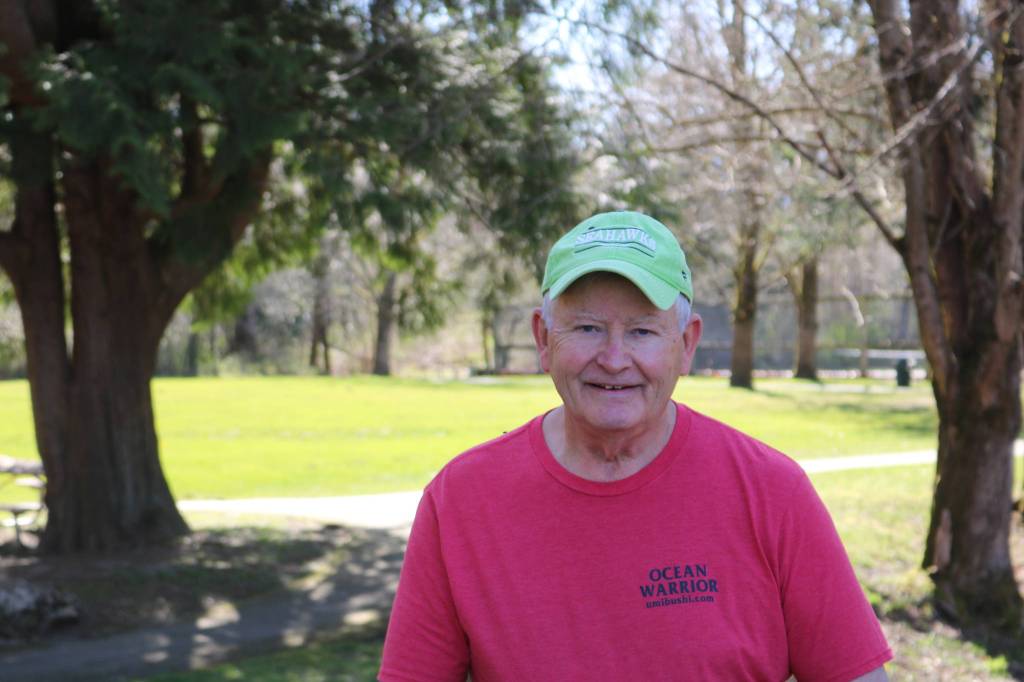 Aaron Kunkler/staff photo
Jim Curtis is a local veteran, veterans advocate and martial arts instructor who thinks EJ Roberts Park should be renamed. The park was named after Roberts when he died and donated the five acres of land on which it sits. Roberts also built the Silver Creek development in the 1940s with a covenant that excluded people of color from living there.