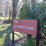 Aaron Kunkler/staff photo
EJ Roberts Park was named after a local real estate developer who in the 1940s included covenants in the Silver Creek neighborhood that barred people of color from living there.