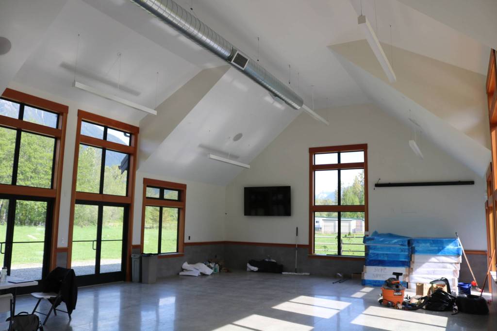 An interior shot of the nearly finished Snoqualmie Valley Youth Activities Center building in North Bend. The project has been in the works for more than a decade after the previous building suffered water damage in 2008. Aaron Kunkler/Staff photo