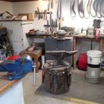 Fuzzy Fletcher's Buffalo Bladeworks workshop. Contributed by Fuzzy Fletcher