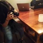 Tehani Mathers takes a photo. Contributed by Two Rivers High School