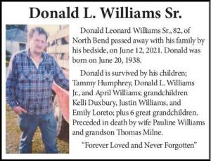 Donald L. Williams Sr. | Obituary