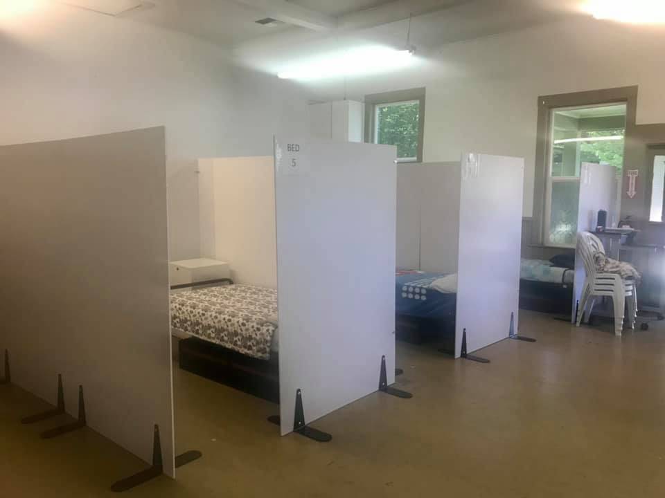 The Snoqualmie Valley Shelter Services new bed setup at its 24/7 homeless shelter. Photo courtesy of Jennifer Kirk.