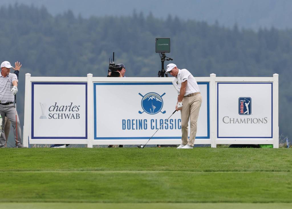 Jim Furyk finished in a three-way tie for second. Photo courtesy of Jim Nicholson