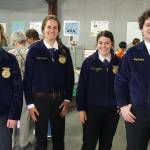 Mount Si Future Farmers of America students, from left James Graham, Elena Rourke, Rebecca Glover, and Greg Graham. Photo Courtesy of the Snoqualmie Valley School District