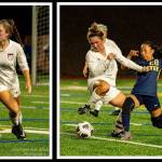 Mount Sis Kendal Forrest, left, scored to give the Wildcats a 1-0 soccer victory over Bellevue on Sept. 14. Also pictured is Mt. Sis Anna Simmons, left, and Bellevues Hinana Takashima. Mount Si was 3-0 in conference and 4-1 overall at press time. Photos courtesy of Stephanie Ault Justus