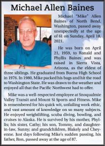 Michael Allen Baines | Obituary