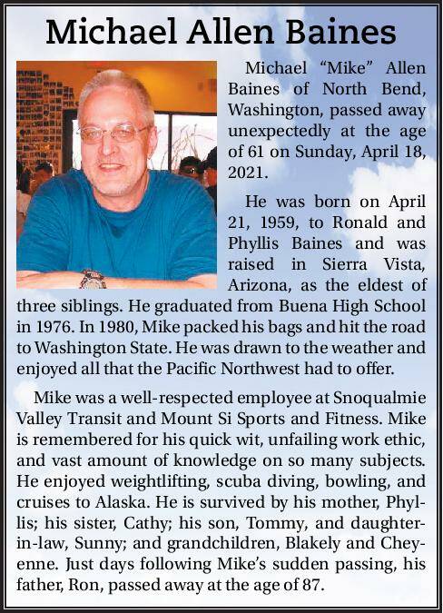 Michael Allen Baines | Obituary