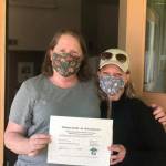 Operations Manager Trissa Dexheimer (left) and Executive Director Jennifer Kirk, of the Snoqualmie Valley Shelter Services, are at the American Legion Post Building, the site of their new 24/7 homeless shelter. Photo courtesy of Jennifer Kirk.