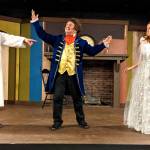 Performers at North Bends Valley Center Stage rehearse A Christmas Carol. Photo by Conor Wilson/Valley Record