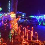 The Gambill Home. Light Up North Bend Lighting Contest Griswold Division Winner. Photo Conor Wilson/Valley Record.