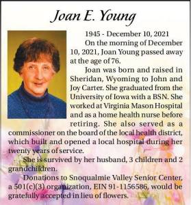 Joan E. Young | Obituary