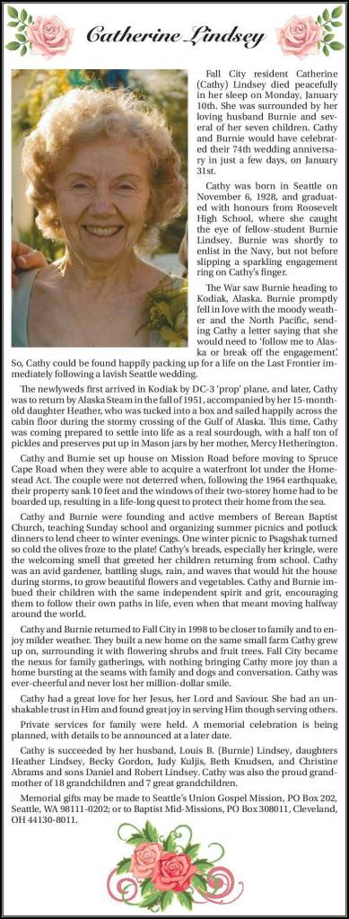 Catherine Lindsey | Obituary