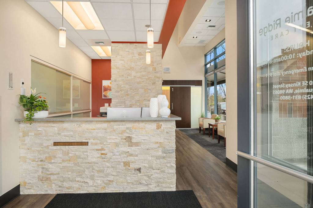 Photo courtesy of Candi Kintzley of Clarity Northwest
Inside of the Snoqualmie Ridge Urgent Care.