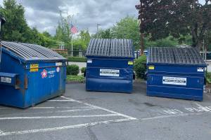 Republic Service dumpsters. File photo.
