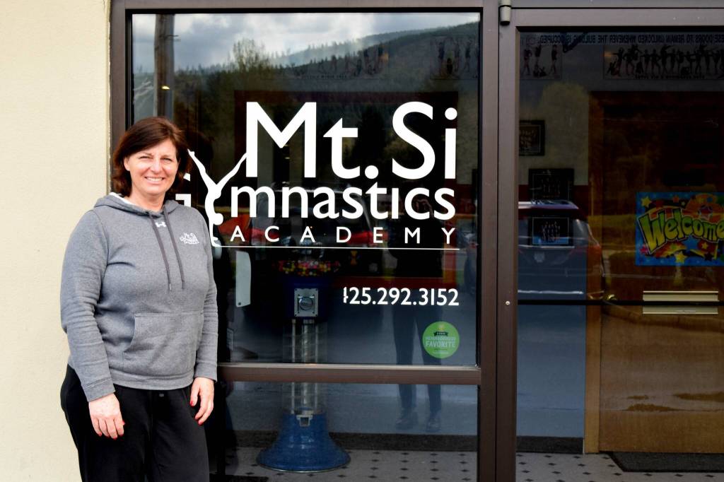 Photo by Conor Wilson/Valley Record
Kathy Caro, co-owner of the Mt. Si Gymnastics Academy.
