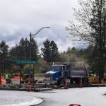 Construction near the Dahlgren property. Photo Conor Wilson/Valley Record.