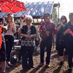 In front of a packed house, Snoqualmie Falls Brewery owners  Vojislav and Juljia Kokeza and their staff celebrated the opening of its new outdoor patio space overlooking the Snoqualmie River on Wednesday, May 4. The construction updates also include new solar panels, marking 105 in total, which is enough to brew beer entirely with reusable energy. Additional updates are also expected over the next few weeks. Photo Conor Wilson/Valley Record.