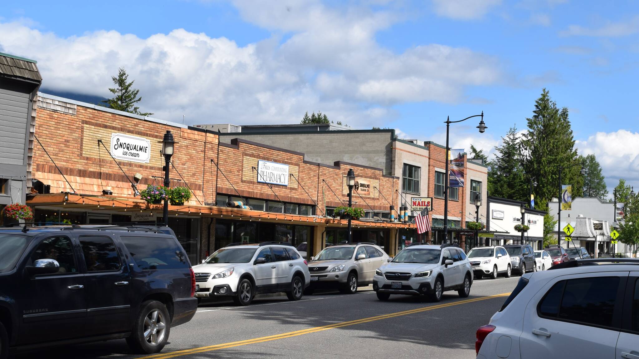 Conor Wilson / Valley Record
Downtown Snoqualmie on June 20.