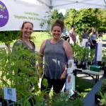 Fall City's Soil Sisters pose at the North Bend Farmers Market on June 23. All photos by Conor Wilson/Valley Record.