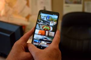 Conor Wilson / Valley Record 
The SnoValley Chamber of Commerce Mobile App.