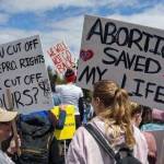 Reproductive rights protest at Cal Anderson Park on May 14, 2022. Hannah Saunders/Sound Publishing