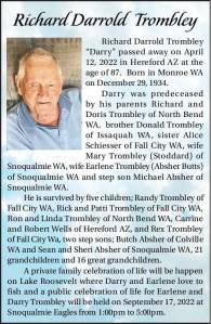 Richard Darrold Trombley | Obituary
