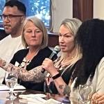 Christine Hendrickson shared her post-incarceration journey as part of a panel of speakers July 14 at the Kirkland Chamber Foundations 2022 Kirkland Diversity, Equity, & Inclusion Symposium. This years program focused on workforce re-entry for previously incarcerated people and the barriers they face. Photo by Andy Hobbs/Sound Publishing