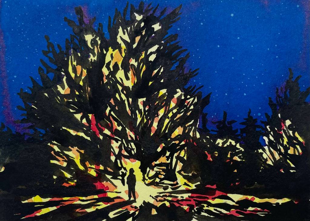 Courtesy photos 
Paintings by Fall City Artist Roy Rand.