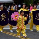 Members of Falun Dafa during the Snoqualmie Days Grand Parade. Photo Conor Wilson/Valley Record.