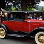 A classic car drives by during the Snoqualmie Days Grand Parade. Photo Conor Wilson/Valley Record.