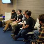 A panel of Technical Glass Products employees talk about their work and answer students questions on Oct. 7. Photo Conor Wilson/Valley Record.