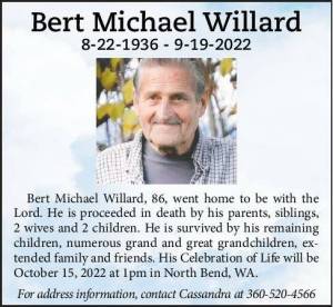 Bert Michael Willard | Obituary