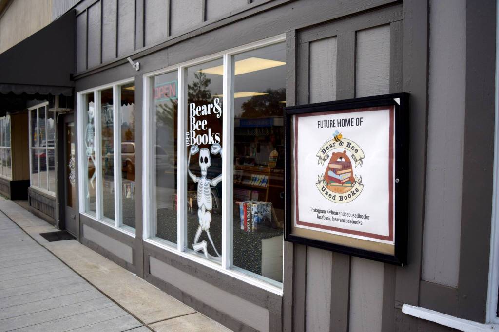 The outside of Bear and Bee Used Books in Carnation. The Valleys newest book store is at 4473 Tolt Avenue. Photo Conor Wilson / Valley Record.