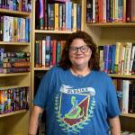 Christa Charter, owner of Bear and Bee Used Books, stands inside her shop on Oct. 20. Photo Conor Wilson / Valley Record.