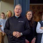 Jonathan Pearlstein, owner of Engel & Volkers Snoqualmie Valley, gives a speech. Photo by Conor Wilson/Valley Record