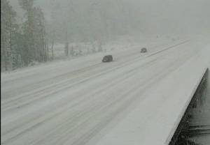 Snoqualmie Pass on Nov. 6, 2022. Photo courtesy of WSDOT