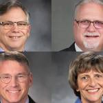 Candidates for Washingtons 5th Legislative District. Top Rep. Bill Ramos (l) and Ken Moninski; Bottom: Chad Magendanz (l) and Rep. Lisa Callan. Courtesy photos.