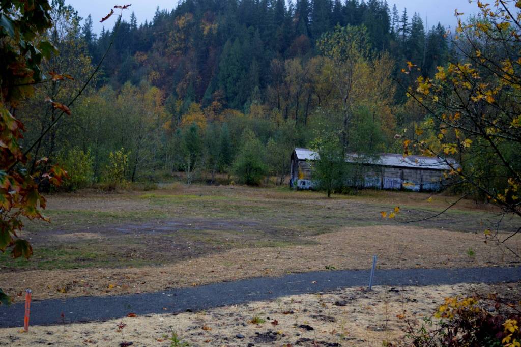 Preston Mill Park with the kiln building on the right. Photo by Conor Wilson/Valley Record