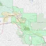 A map of the Si View Metropolitan Parks District.