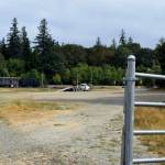 Lot at intersection of Snoqualmie Parkway and Railroad Avenue in Snoqualmie in September. File photo Conor Wilson/Valley Record.