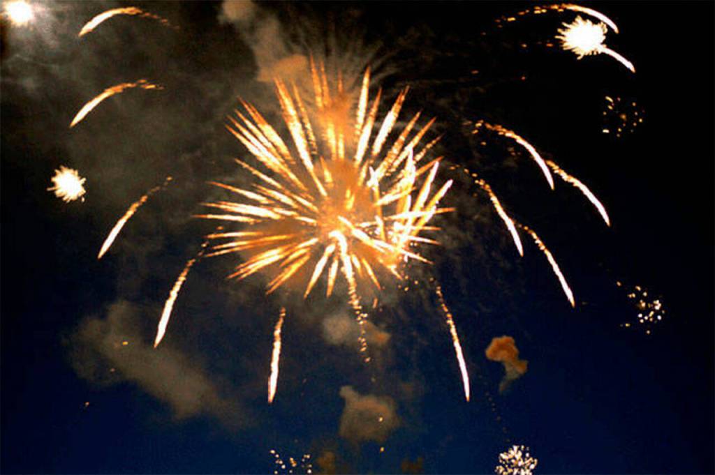 The Poulsbo City Council is considering updating its fireworks ordinance to either reduce the days fireworks can be discharged in city limits or adopt a full ban. File Photo