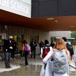 Mount Si High School student return to class for their first day of school, Aug. 31. Photo Conor Wilson/Valley Record.