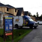 File Photo. Some of the 17 new houses along 324th Avenue Southeast in Fall City during construction in 2021. Photo by Conor Wilson/Valley Record.