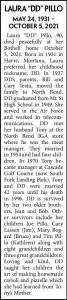 Laura "DD" Pillo | Obituary