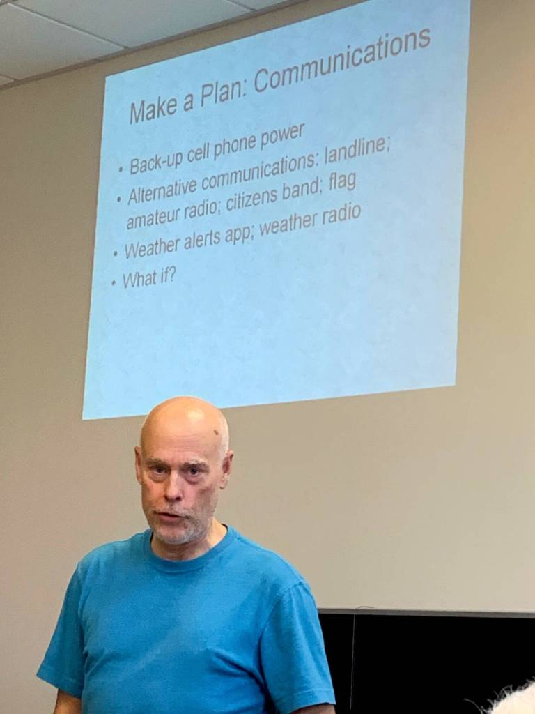 Photo courtesy of Kathy Lambert 
Carnation Senior Center hosted an emergency preparedness meeting Jan. 11.