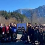 The Real Twin Peaks Days kicks off on Friday morning near the Welcome to Twin Peaks Sign. Photo William Shaw/ Valley Record.